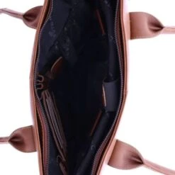 Plevier Fluxgate Dames Tote Bag 14" Bruin -Fjallraven Tassen Verkoopwinkel 864 2 fluxgate binnenkant 1