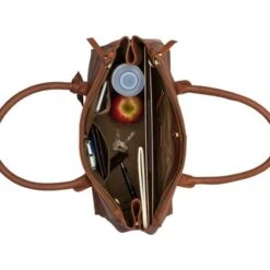 Burkely Vintage Wieske 2-Zipper Shoulder Bag Cognac -Fjallraven Tassen Verkoopwinkel 9006971.22.24 4