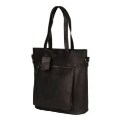 Burkely Vintage Jade Laptop 14" Shopper Black -Fjallraven Tassen Verkoopwinkel 9007003.22.10 2