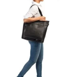 Burkely Vintage Jade Laptop 14" Shopper Black -Fjallraven Tassen Verkoopwinkel 9007003.22.10 6