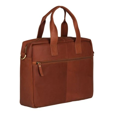 Burkely Vintage River Worker 15.6" Laptop Bag Cognac 5 Burkely Vintage River Worker 15.6" Laptop Bag Cognac - Afbeelding 3