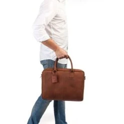 Burkely Vintage Taylor Worker 15.6" Cognac -Fjallraven Tassen Verkoopwinkel 9007979.22.24 6