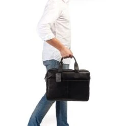 Burkely Vintage Jesse Worker 14" Schoudertas Black -Fjallraven Tassen Verkoopwinkel 9007980.22.10 7