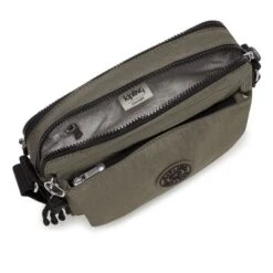 Kipling Abanu Medium Crossbody Green Moss -Fjallraven Tassen Verkoopwinkel abanu m green moss 3