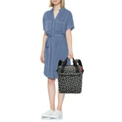 Reisenthel Allrounder R Backpack Signature Black -Fjallraven Tassen Verkoopwinkel allrounder r signature black 4