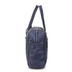 Wimona Milena Schoudertas Donkerblauw -Fjallraven Tassen Verkoopwinkel artikelnr. 2025 kleur donkerblauw zijkant