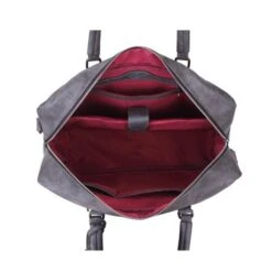 Wimona Milena Schoudertas Grijs -Fjallraven Tassen Verkoopwinkel artikelnr. 2025 kleur grijs binnenkant