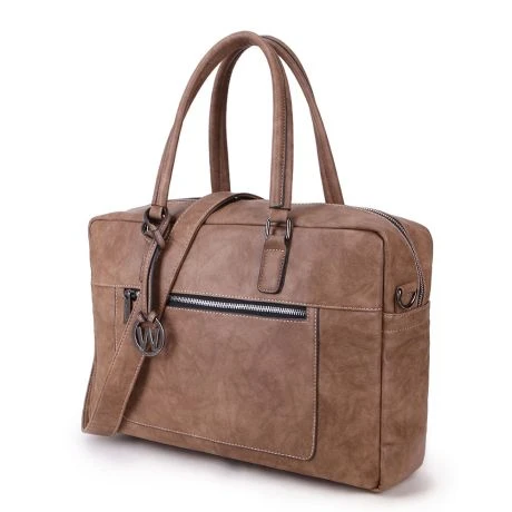 Wimona Milena Schoudertas Taupe 4 Wimona Milena Schoudertas Taupe - Afbeelding 2