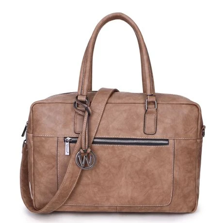Wimona Milena Schoudertas Taupe 3 Wimona Milena Schoudertas Taupe