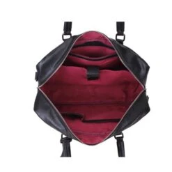 Wimona Milena Schoudertas Zwart -Fjallraven Tassen Verkoopwinkel artikelnr. 2025 kleur zwart binnenkant