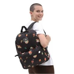 Vans Old Skool H2O Rugzak 15" Black Evening Fruit -Fjallraven Tassen Verkoopwinkel beeld tas rug