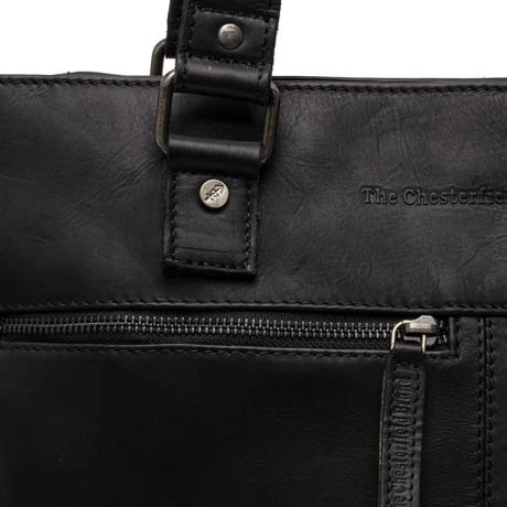 Chesterfield Rome Shopper Zwart 4 Chesterfield Rome Shopper Zwart - Afbeelding 2