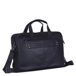 Chesterfield Ryan Laptop Schoudertas Large 17" Black -Fjallraven Tassen Verkoopwinkel c40.101500 black 2