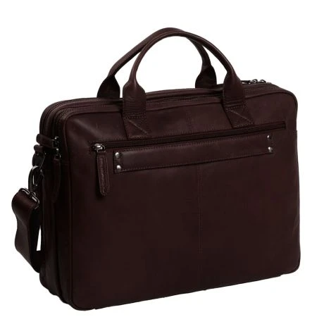 Chesterfield Jackson Laptoptas 15.6" Brown 4 Chesterfield Jackson Laptoptas 15.6" Brown - Afbeelding 2
