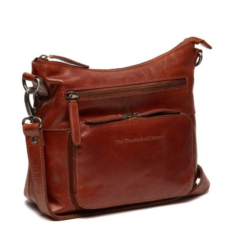 Chesterfield Tula Schoudertas Cognac 4 Chesterfield Tula Schoudertas Cognac - Afbeelding 2