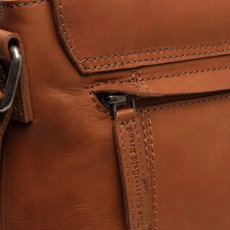 Chesterfield Tanga Schoudertas Cognac 5 Chesterfield Tanga Schoudertas Cognac - Afbeelding 3