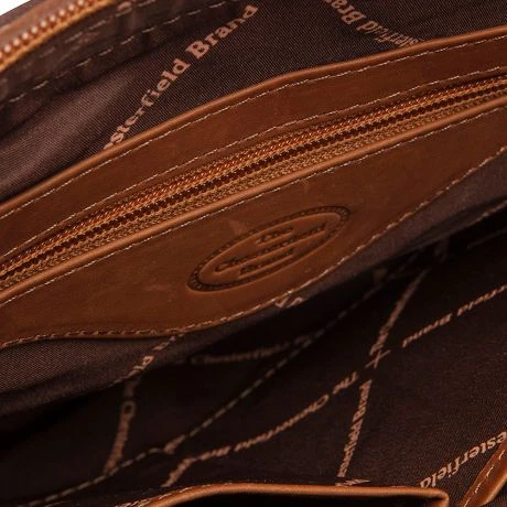 Chesterfield Tanga Schoudertas Cognac 7 Chesterfield Tanga Schoudertas Cognac - Afbeelding 5