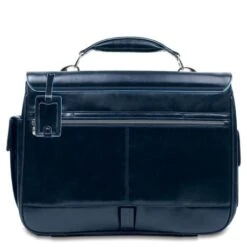 Piquadro Blue Square Computer Briefcase 15.6" Night Blue -Fjallraven Tassen Verkoopwinkel ca1068b2 blu2 dett1 1