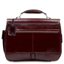 Piquadro Blue Square Computer Briefcase 15.6" Mahogany -Fjallraven Tassen Verkoopwinkel ca1068b2 mo dett2 1