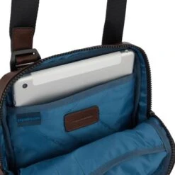 Piquadro Harper IPad Crossbody Bag Black -Fjallraven Tassen Verkoopwinkel ca1816ap n dett3