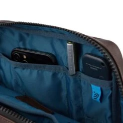 Piquadro Harper IPad Crossbody Bag Black -Fjallraven Tassen Verkoopwinkel ca1816ap n dett4