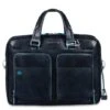 Piquadro Blue Square Portfolio Computer Briefcase 15" With IPad Night Blue -Fjallraven Tassen Verkoopwinkel ca2849b2 blu2 1 1