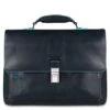 Piquadro Blue Square Expandable Computer Portfolio Briefcase 15" Night Blue -Fjallraven Tassen Verkoopwinkel ca3111b2 blu2 1 1