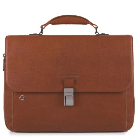 Piquadro Black Square Laptop 15"/ IPad 9.7" Expandable Briefcase CONNEQU Tobacco Leather 3 Piquadro Black Square Laptop 15"/ IPad 9.7" Expandable Briefcase CONNEQU Tobacco Leather