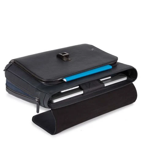 Piquadro Black Square Laptop 15"/ IPad 9.7" Expandable Briefcase CONNEQU Tobacco Leather 4 Piquadro Black Square Laptop 15"/ IPad 9.7" Expandable Briefcase CONNEQU Tobacco Leather - Afbeelding 2