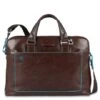 Piquadro Blue Square Double Handle Computer Portfolio Briefcase 14" Mahogany -Fjallraven Tassen Verkoopwinkel ca3335b2 mo 1 1