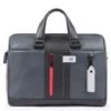 Piquadro Urban Laptop Briefcase 15.6'' Black/Grey -Fjallraven Tassen Verkoopwinkel ca3339ub00 grn 1