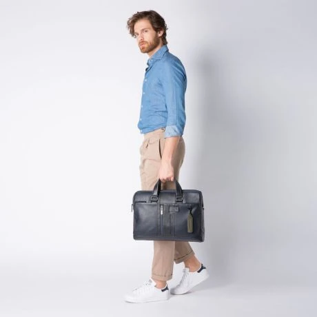 Piquadro Urban Laptop Briefcase 15.6'' Black 11 Piquadro Urban Laptop Briefcase 15.6'' Black - Afbeelding 9