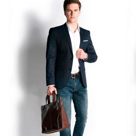 Piquadro Blue Square Expandable Slim Computer Bag 15.6" Night Blue 5 Piquadro Blue Square Expandable Slim Computer Bag 15.6" Night Blue - Afbeelding 3