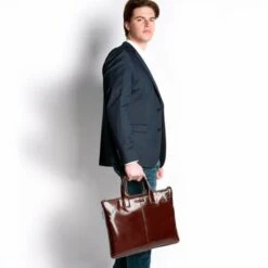 Piquadro Blue Square Expandable Slim Computer Bag 15.6" Mahogany -Fjallraven Tassen Verkoopwinkel ca4021b2 mo dett9