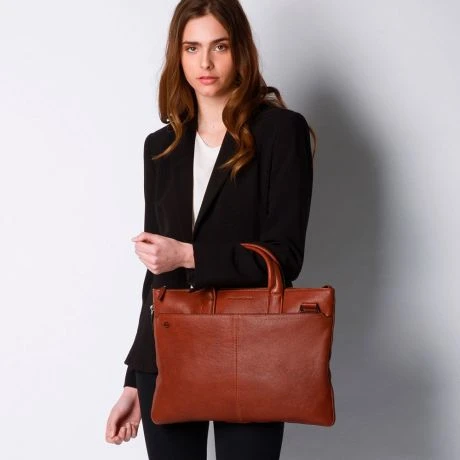 Piquadro Black Square Small Expandable Computer Bag 15.6'' Dark Brown 7 Piquadro Black Square Small Expandable Computer Bag 15.6'' Dark Brown - Afbeelding 5