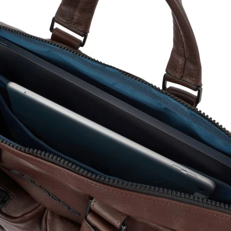 Piquadro Harper Laptop 15"/ IPad 12,9" Briefcase Dark Brown 4 Piquadro Harper Laptop 15"/ IPad 12,9" Briefcase Dark Brown - Afbeelding 2