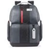 Piquadro Urban Fast Check PC Backpack 15.6'' Black/Grey -Fjallraven Tassen Verkoopwinkel ca4532ub00 grn 1