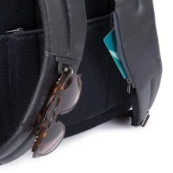 Piquadro Urban Fast Check PC Backpack 15.6'' Black -Fjallraven Tassen Verkoopwinkel ca4532ub00 n dett5