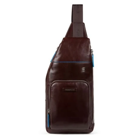 Piquadro Blue Square Mono Sling Bag Mahogany 3 Piquadro Blue Square Mono Sling Bag Mahogany