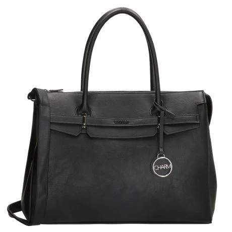 Charm London Bromley 15.6" Laptop Handtas Black 3 Charm London Bromley 15.6" Laptop Handtas Black
