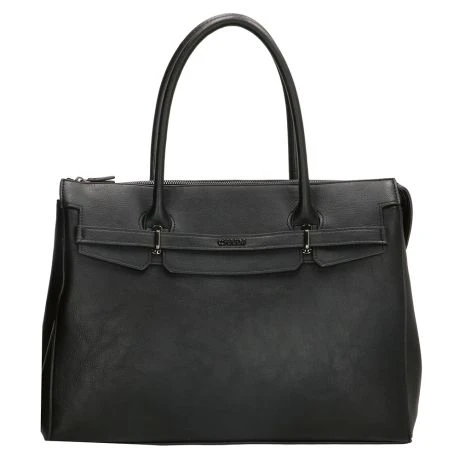 Charm London Bromley 15.6" Laptop Handtas Black 4 Charm London Bromley 15.6" Laptop Handtas Black - Afbeelding 2