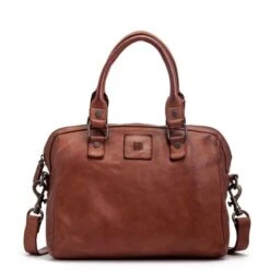 Biba Boston Shoulder Bag Cognac