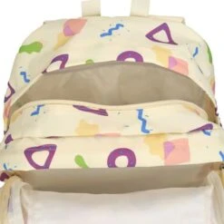 JanSport Cool Student Backpack 15" Memphis Neon -Fjallraven Tassen Verkoopwinkel coolstudent memphismoodneon js0a2sdd ao9 interior