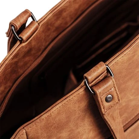 Daniel Ray Sumter Laptop Schoudertas 15" Cognac 5 Daniel Ray Sumter Laptop Schoudertas 15" Cognac - Afbeelding 3