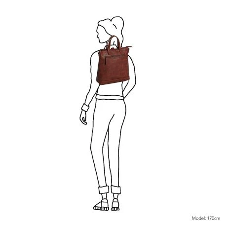 Daniel Ray Scottsdale Schoudertas Cognac 9 Daniel Ray Scottsdale Schoudertas Cognac - Afbeelding 7