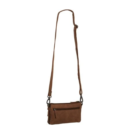 Daniel Ray Aurora Crossbody Schoudertas Cognac 4 Daniel Ray Aurora Crossbody Schoudertas Cognac - Afbeelding 2