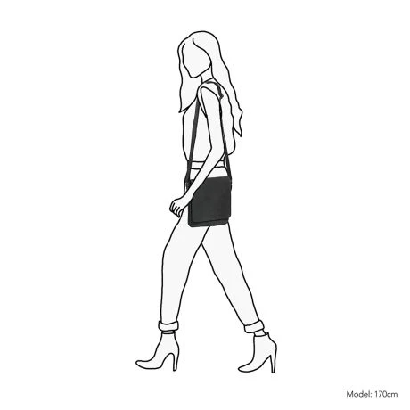 Daniel Ray Vacaville Crossbody Schoudertas Black 8 Daniel Ray Vacaville Crossbody Schoudertas Black - Afbeelding 6