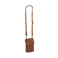 Daniel Ray Fort Collins Crossbody Telefoontasje Cognac -Fjallraven Tassen Verkoopwinkel drl16.1181.31 cognac 7