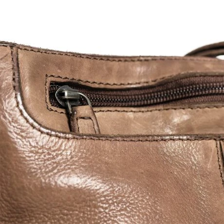 Daniel Ray Fairfield Schoudertas Taupe 5 Daniel Ray Fairfield Schoudertas Taupe - Afbeelding 3