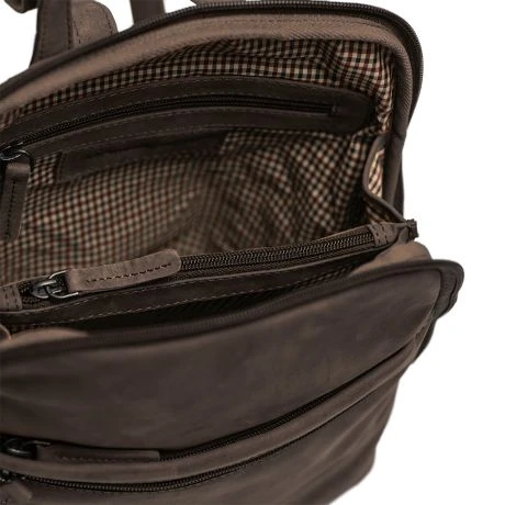 Daniel Ray Los Angeles Rugtas Dark Brown 7 Daniel Ray Los Angeles Rugtas Dark Brown - Afbeelding 5